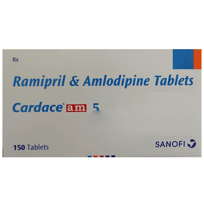 Cardace AM 5 Tablet – Amlodipine (5mg) 5 mg by Sanofi India Ltd — photo 1 of 4