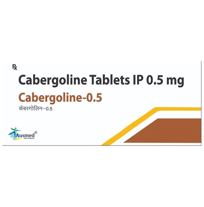 Cabergoline 0.5 Tablet – Cabergoline (0.5mg) 0.5 mg by Care Formulation Labs Pvt Ltd — photo 1 of 3