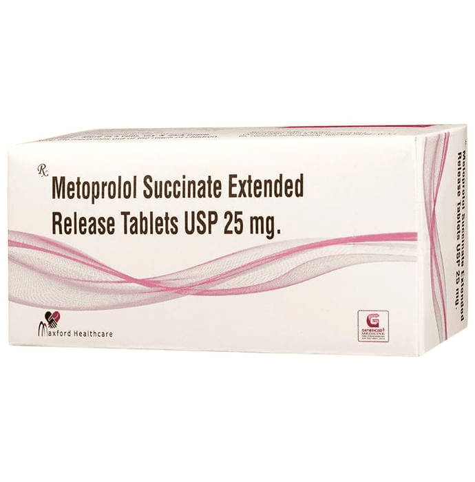 Genericart Metoprolol Succinate 25mg Tablet ER