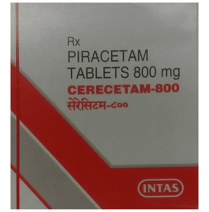 Cerecetam 800 Tablet – 6574d01b-5fc5-42db-8d7b-4a47f83297dd by Intas Pharmaceuticals Ltd — photo 1 of 2