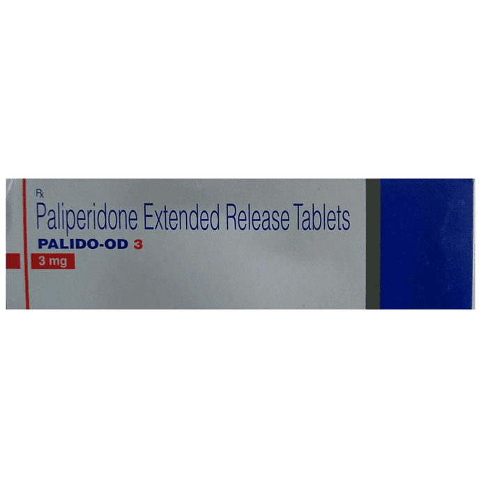 Palido-OD 3 Tablet ER – Paliperidone (3mg) 3 mg by Torrent Pharmaceuticals Ltd — photo 1 of 3