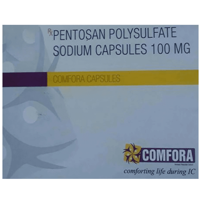 Comfora Capsule – Pentosan polysulfate sodium (100mg) by Swati Spentose Pvt Ltd
