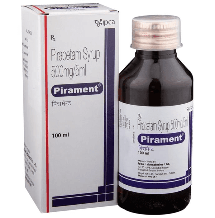 Pirament Syrup – Piracetam (500mg/5ml) by Ipca Laboratories Ltd — photo 1 of 5