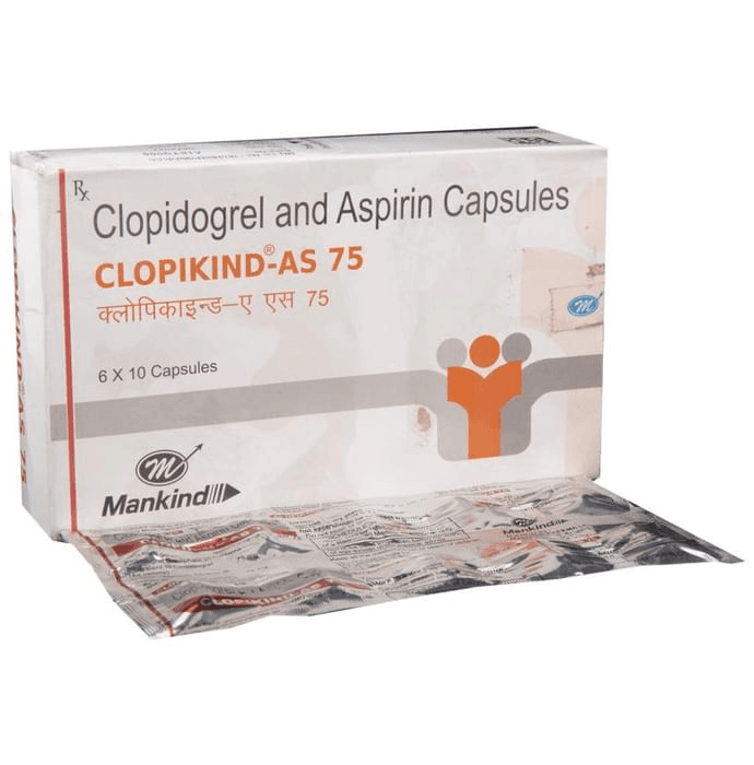 Clopikind-AS 75 Capsule – ede1bb25-b5e2-42ca-b7c7-cd92f7c39bed by Mankind Pharma Ltd — photo 1 of 5