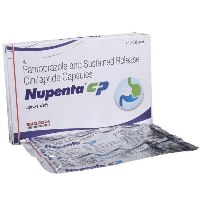 Nupenta CP Capsule SR – Cinitapride (3mg) by Macleods Pharmaceuticals Pvt Ltd — photo 1 of 5