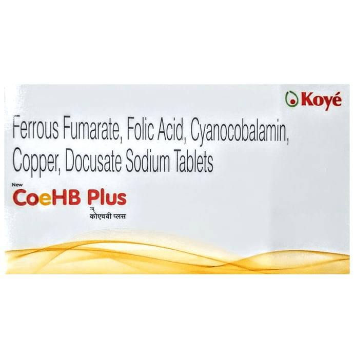 New CoeHB Plus Tablet – 7cede369-b8e3-455a-9f81-a963b3a62cc3 by Koye Pharmaceuticals Pvt ltd — photo 1 of 4