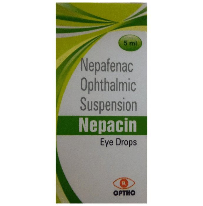 Nepacin Eye Drop – Nepafenac (0.1% w/v) by Optho Pharma Pvt Ltd — photo 1 of 2