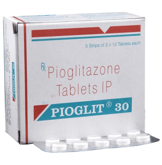 Pioglit 30 Tablet – Pioglitazone (30mg) 30 mg by Sun Pharmaceutical Industries Ltd — photo 1 of 6