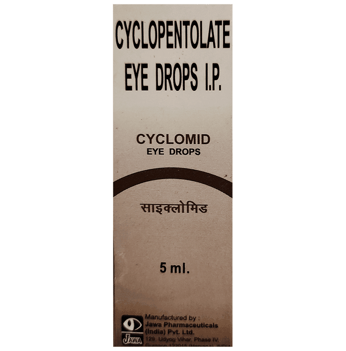 Cyclomid Eye Drop – Cyclopentolate (1% w/v) by Jawa Pharmaceuticals Pvt Ltd — photo 1 of 3