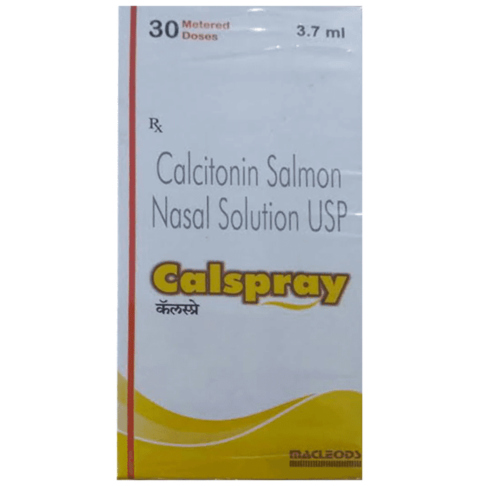 Calspray Nasal Solution – Calcitonin (Salmon) (200IU) by Macleods Pharmaceuticals Pvt Ltd — photo 1 of 3