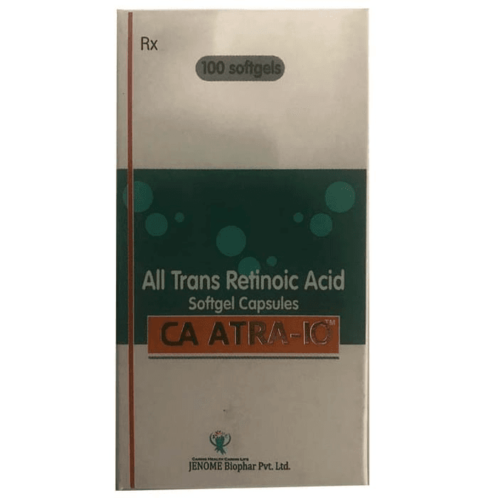 CA Atra 10 Softgel Capsule – Tretinoin (10mg) 10 mg by Jenome Biophar Pvt Ltd — photo 1 of 2