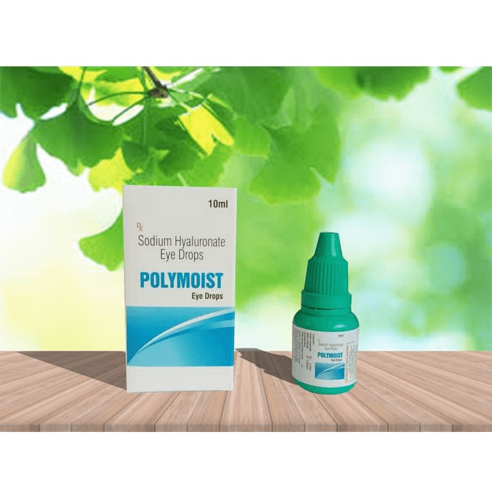Polymoist Eye Drop – Sodium Hyaluronate (1% w/v) by Parijat Lifescience Pvt Ltd