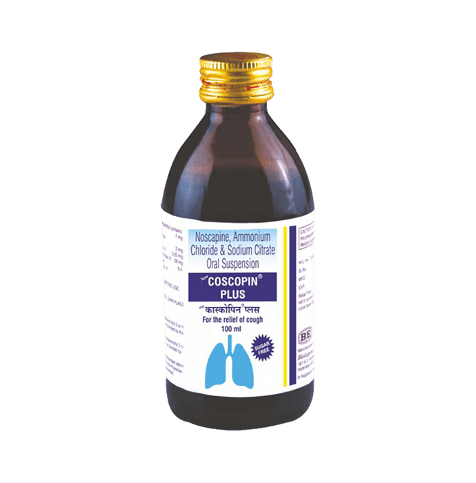 New Coscopin Plus Oral Suspension Sugar Free