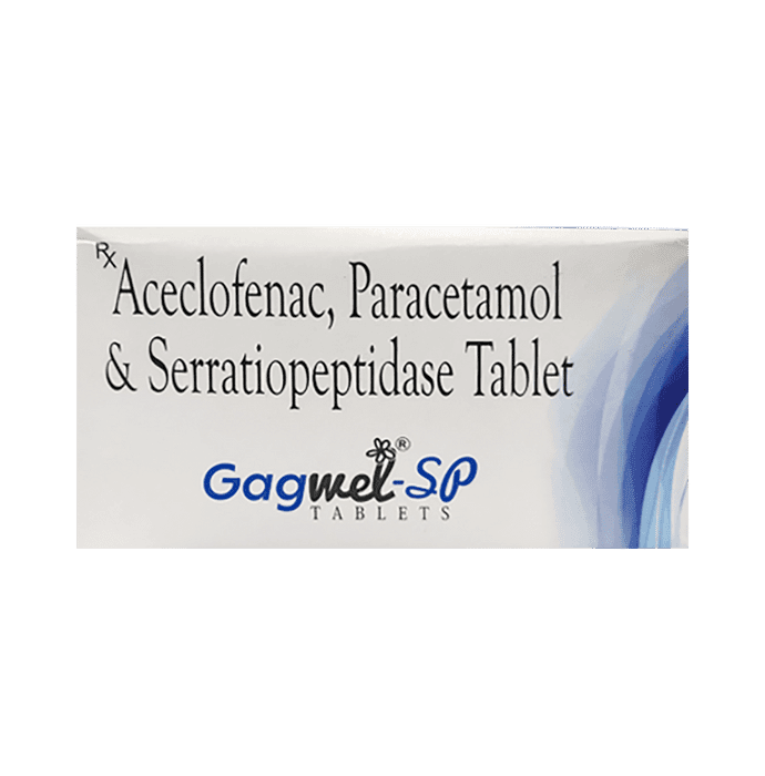 Gagwel-SP Tablet – Aceclofenac (100mg) by Corpus Lifesciences Pvt Ltd — photo 1 of 3