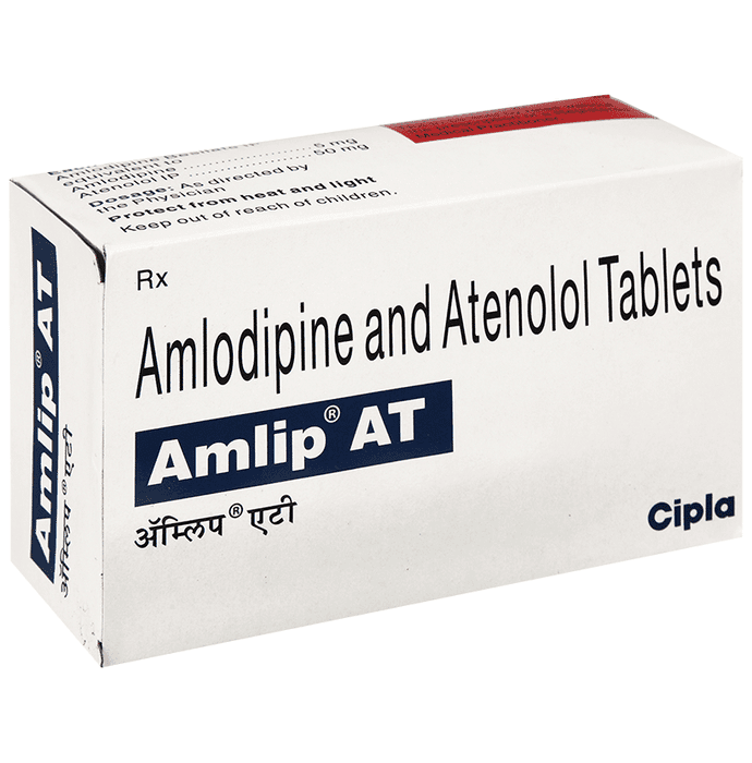 Amlip AT Tablet – 7ae20699-2071-443d-ac2c-0e724b5ebb44 by Cipla Ltd — photo 1 of 5
