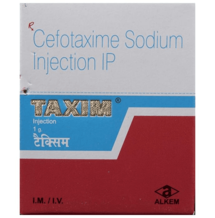 Taxim 1gm Injection – Cefotaxime (1gm) by Alkem Laboratories Ltd — photo 1 of 2