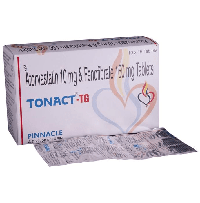 Tonact-TG Tablet – Atorvastatin (10mg) by Lupin Ltd — photo 1 of 6