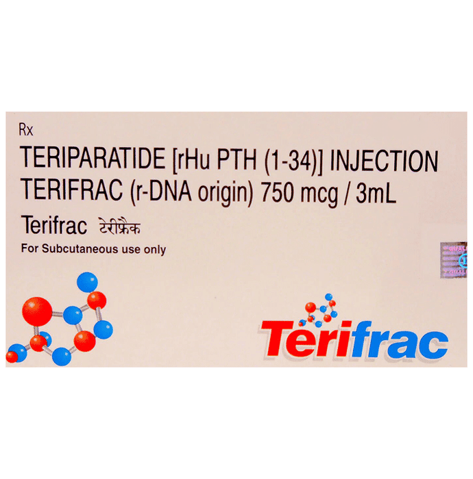 Terifrac Injection – Teriparatide (750mcg) by Intas Pharmaceuticals Ltd — photo 1 of 2