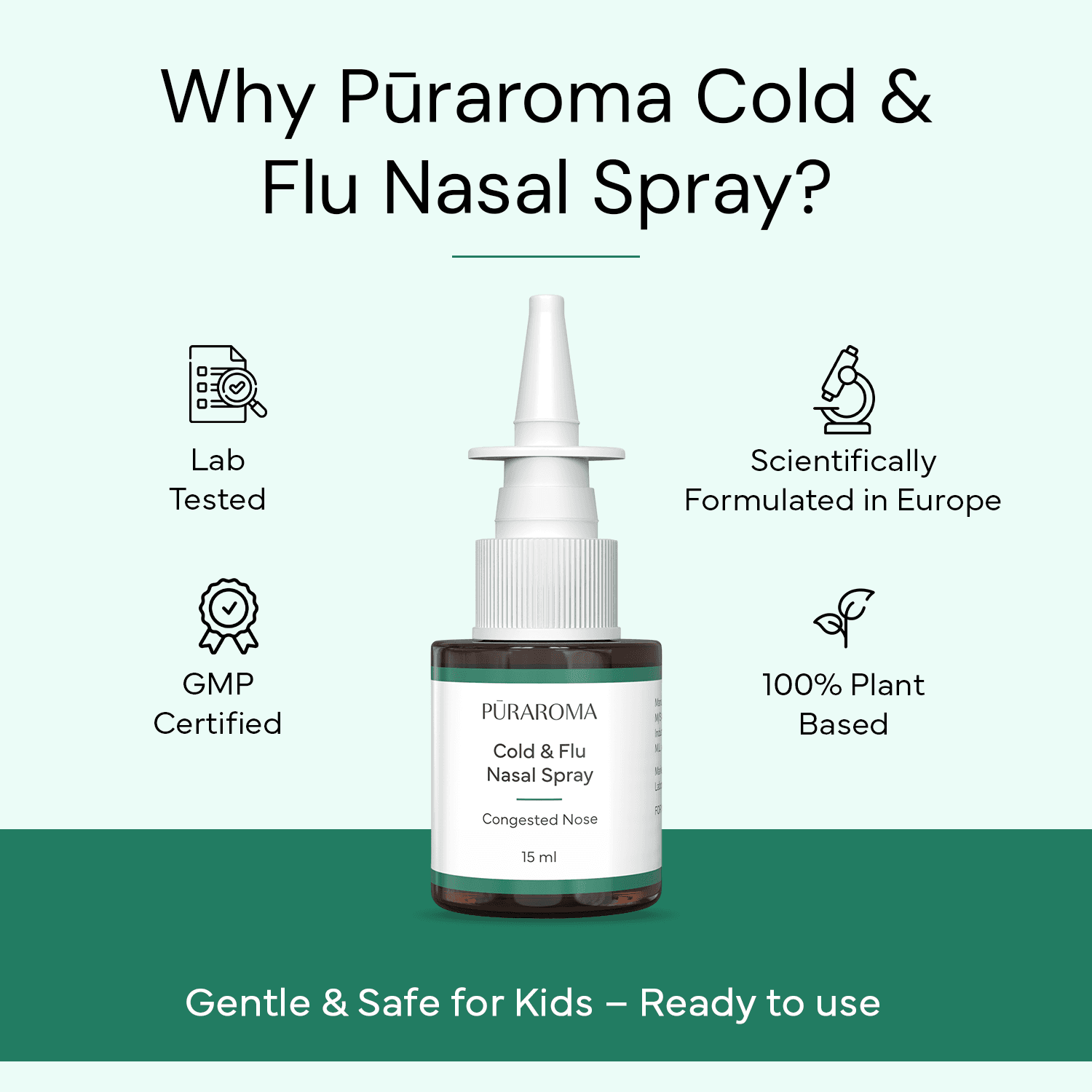 Puraroma Cold and Flu Nasal Spray