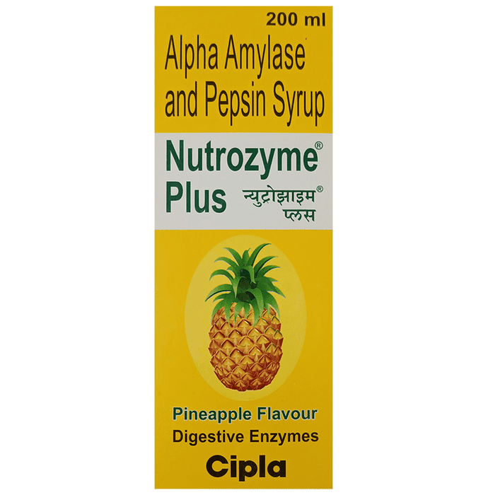 Nutrozyme Plus Syrup Pineapple