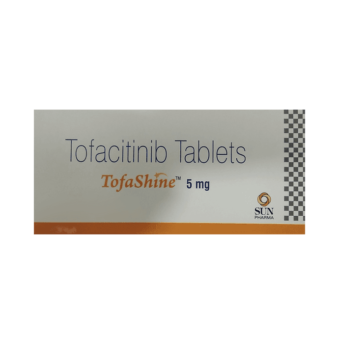 Tofashine 5mg Tablet – Tofacitinib (5mg) 5 mg by Sun Pharmaceutical Industries Ltd — photo 1 of 3