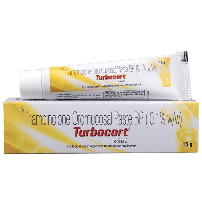 Turbocort Oromucosal Paste – Triamcinolone (0.1% w/w) by Indoco Remedies Ltd — photo 1 of 4
