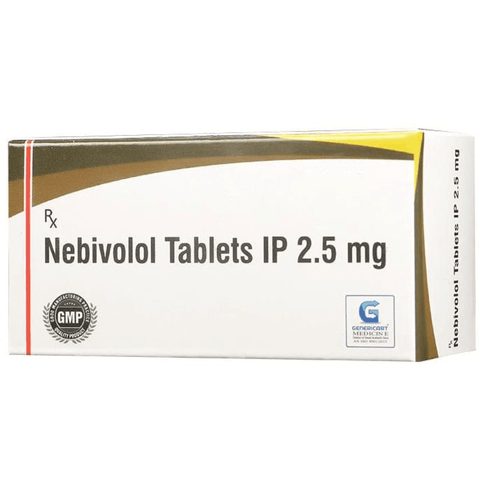 Genericart Nebivolol 2.5mg Tablet – Nebivolol (2.5mg) 2.5 mg by Swast Aushadhi Seva Generic Medicine Store — photo 1 of 2