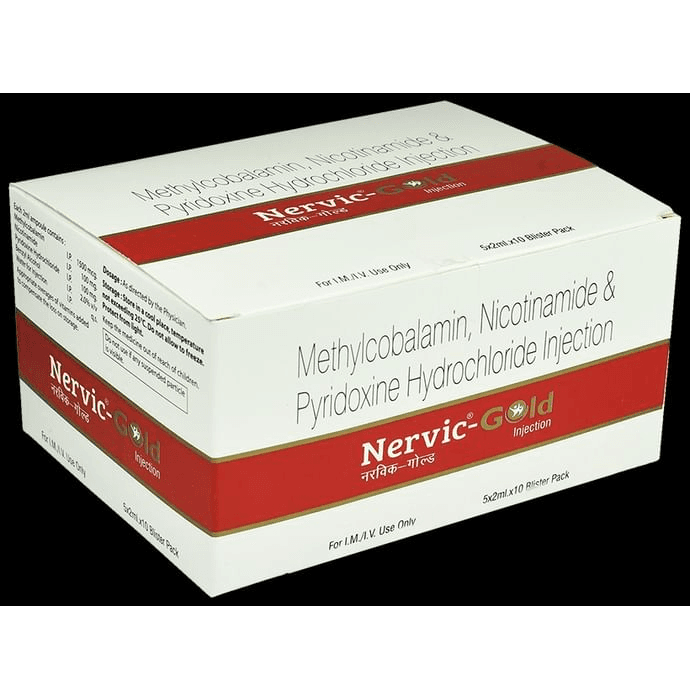Nervic Gold Injection – 4d0ec05d-4777-4046-8c3e-bebfbc8f5bb9 by Unimarck Pharma India Ltd — photo 1 of 2