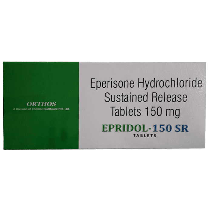 Epridol 150SR Tablet – Eperisone (150mg) by Chemo Healthcare Pvt Ltd — photo 1 of 5