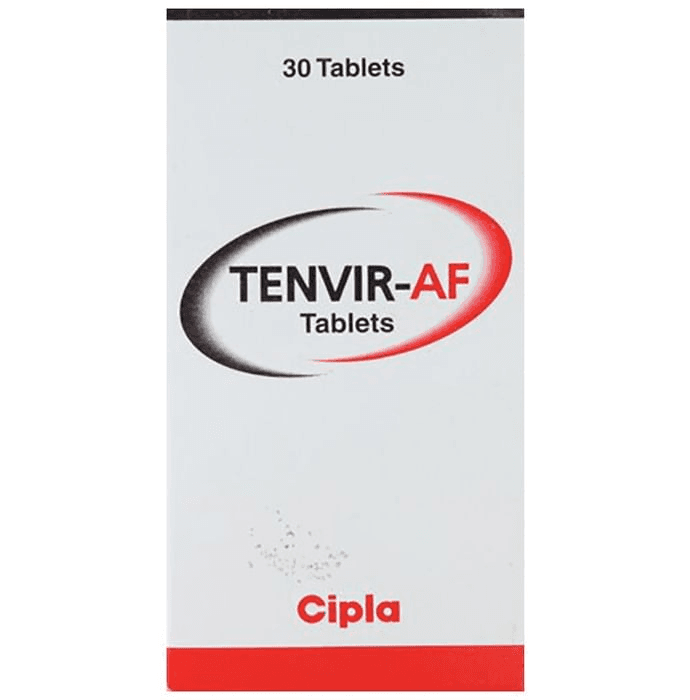 Tenvir-AF Tablet – Tenofovir Alafenamide (25mg) by Cipla Ltd — photo 1 of 3