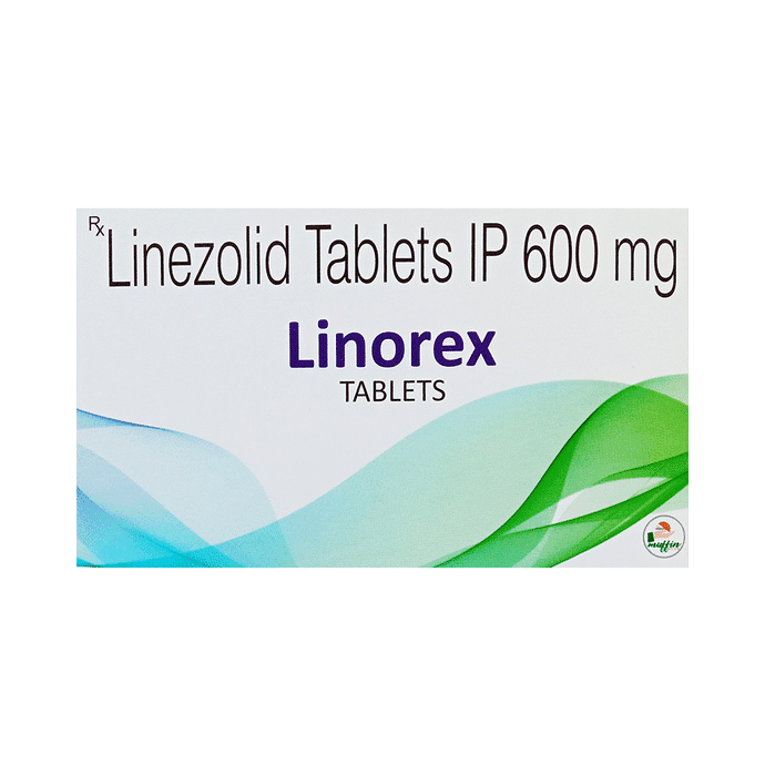 Linorex Tablet – Linezolid (600mg) by Muffin Biotech — photo 1 of 2