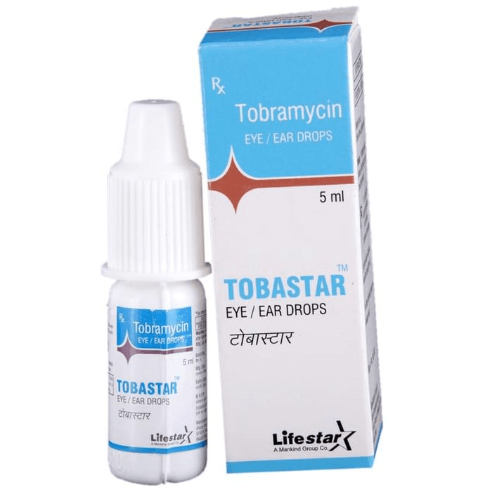 Tobastar Eye/Ear Drops – Tobramycin (0.3% w/v) by Mankind Pharma Ltd — photo 1 of 5