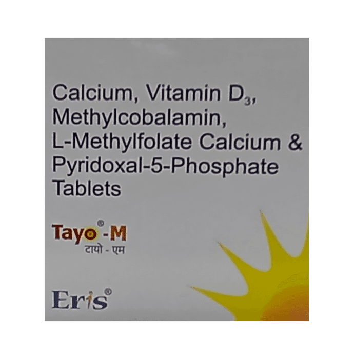 Tayo-M Tablet – Calcium Carbonate (1250mg) by Eris Lifesciences Ltd — photo 1 of 3
