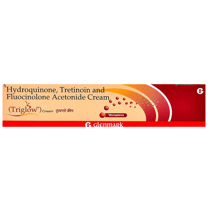 Triglow Cream – Hydroquinone (2% w/w) by Glenmark Pharmaceuticals Ltd — photo 1 of 3