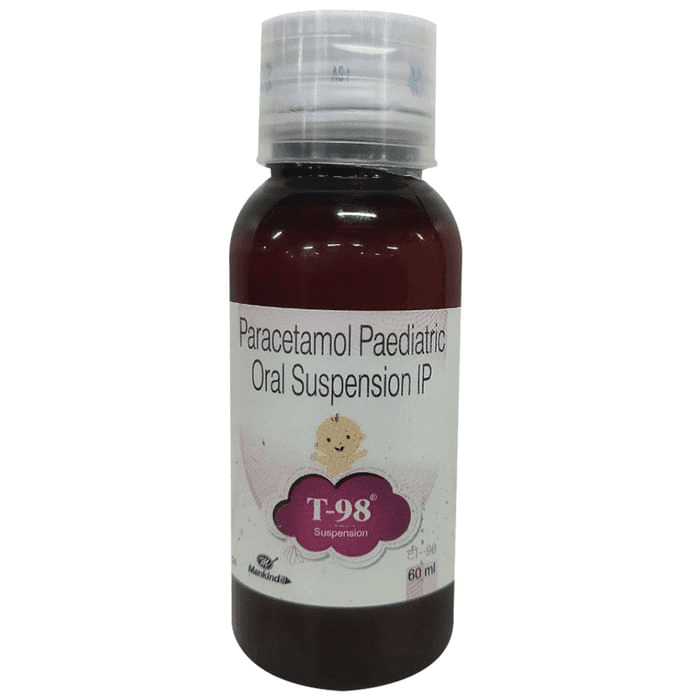 T-98 Paediatric Suspension – dc8817e9-6b46-4865-affd-7c6ecdd3e3a9 by Mankind Pharma Ltd — photo 1 of 3