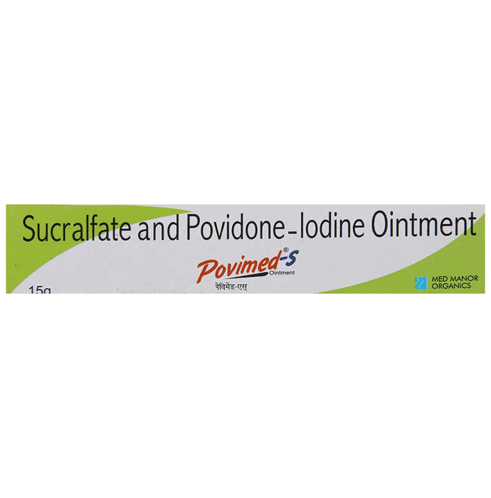 Povimed S Ointment – Povidone Iodine (5% w/w) by Med Manor Organics Pvt Ltd — photo 1 of 3