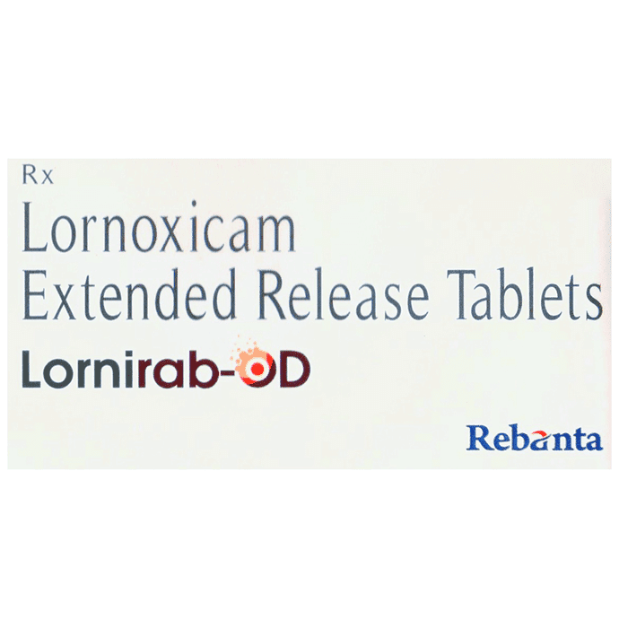 Lornirab-OD Tablet ER – Lornoxicam (16mg) by Rebanta Health Care (P) Limited