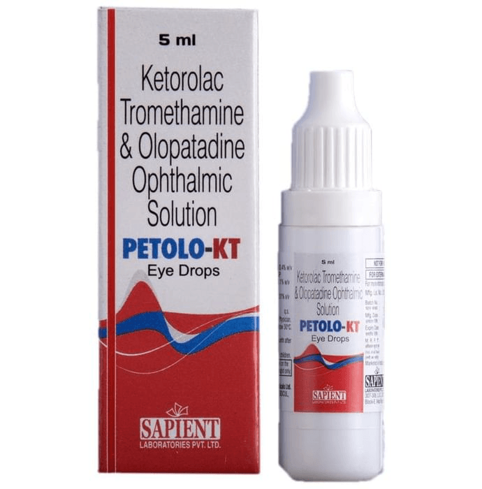 Petolo KT Eye Drop – Ketorolac (4mg) by Sapient Laboratories Pvt Ltd — photo 1 of 6