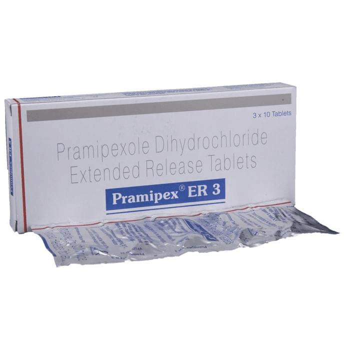 Pramipex ER 3 Tablet – Pramipexole (3mg) 3 mg by Sun Pharmaceutical Industries Ltd — photo 1 of 5