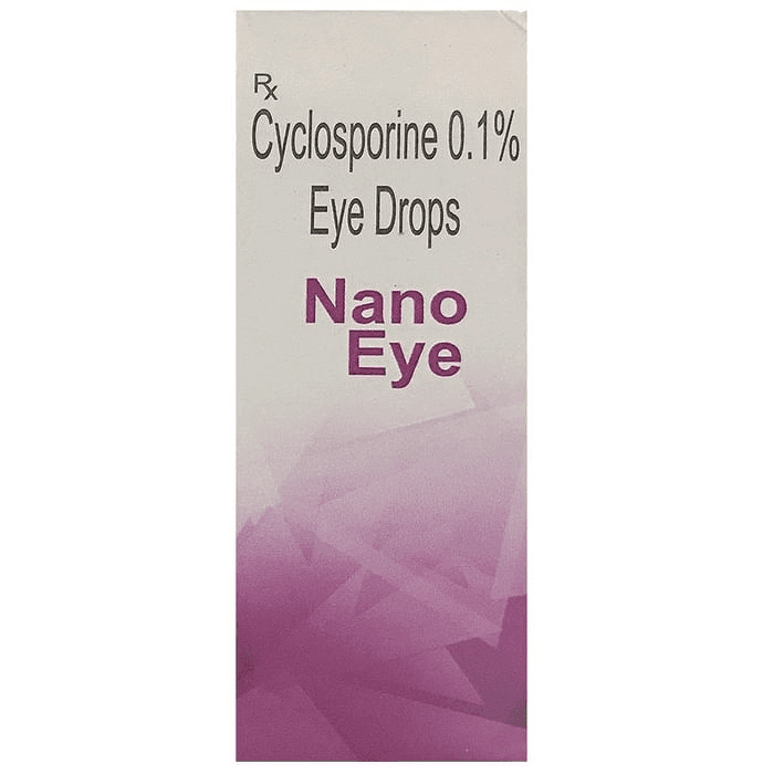 Nano Eye Drop – Ciclosporin (0.1% w/v) by Sunways India Pvt Ltd — photo 1 of 2