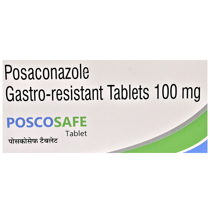 Poscosafe Tablet – Posaconazole (100mg) by Safecon Lifesciences — photo 1 of 2
