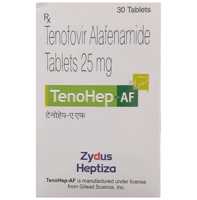 Tenohep AF Tablet – Tenofovir Alafenamide (25mg) by Zydus Cadila — photo 1 of 3