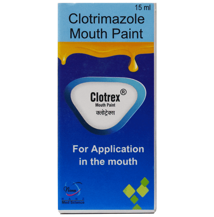 Clotrex Clotrimazole Mouth Paint – 75176c16-5eb9-4a44-9026-5c74cccf731b by Nanz Med Science Pharma Ltd — photo 1 of 3