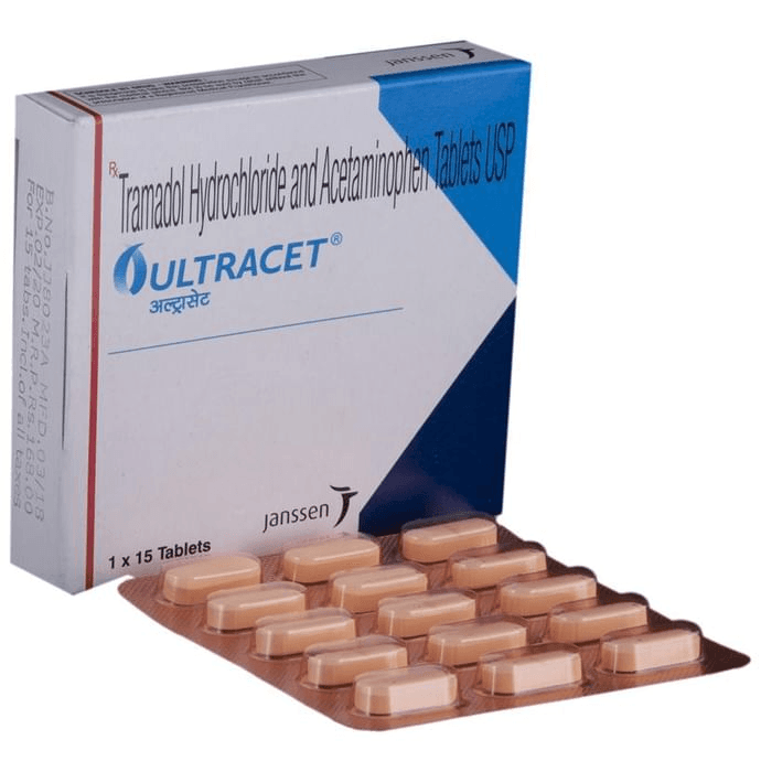 Ultracet Tablet – Tramadol (37.5mg) by Janssen Pharmaceuticals — photo 1 of 6