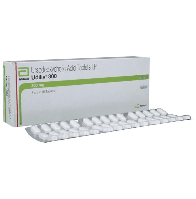 Udiliv 300 Tablet – Ursodeoxycholic Acid (300mg) 300 mg by Abbott — photo 1 of 4
