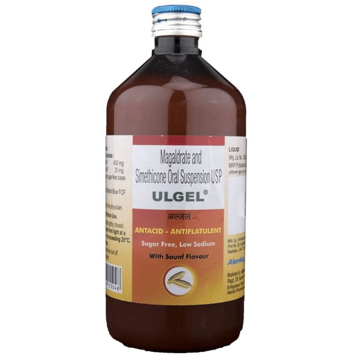 Ulgel Oral Suspension Saunf Sugar Free – 3f596bc3-0503-45a3-807f-650ac72913d8 by Alembic Pharmaceuticals Ltd — photo 1 of 2