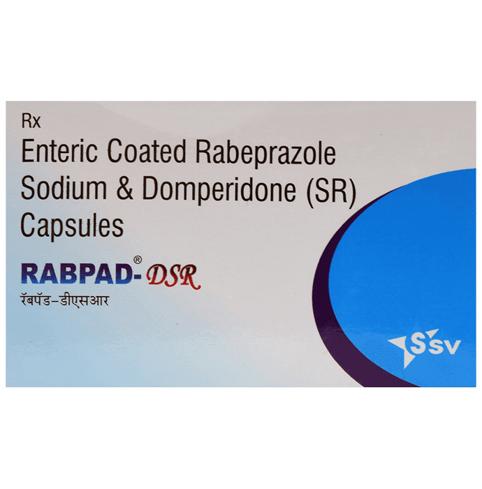 Rabpad-DSR Capsule – Domperidone (30mg) by Ssv Pharmaceuticals — photo 1 of 4