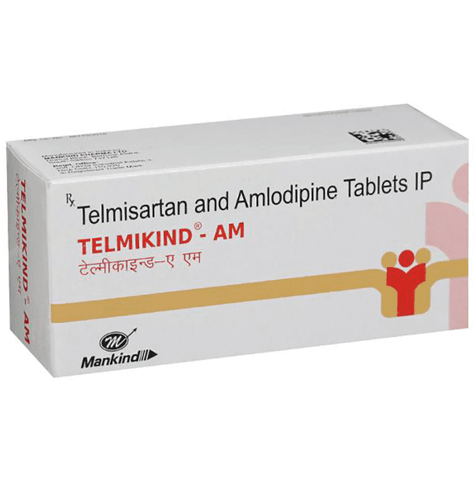 Telmikind-AM 80mg/5mg Tablet