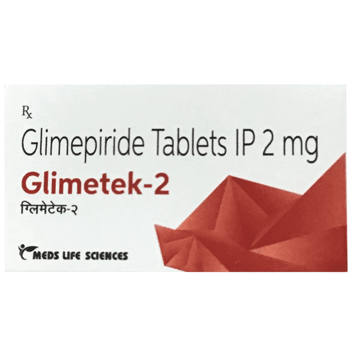 Glimetek 2 Tablet – f3a0ee00-b43b-4e38-9987-301754d761dd by Meds Life Sciences — photo 1 of 2
