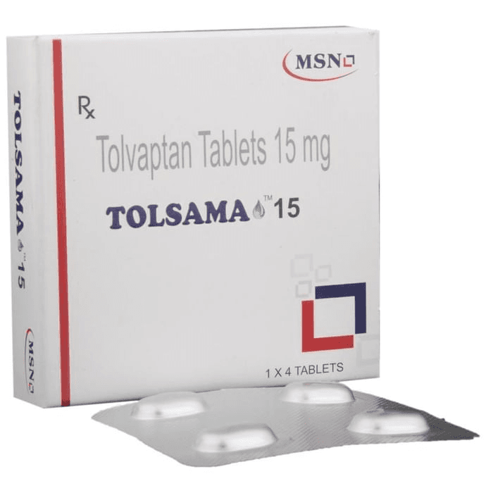 Tolsama 15 Tablet – Tolvaptan (15mg) 15 mg by MSN Laboratories — photo 1 of 6